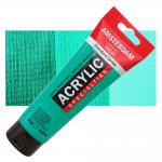 Royal Talens Amsterdam Acrylic Paint - LARGE 120ml Tube - Metallic Green [836]