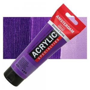 Royal Talens Amsterdam Acrylic Paint - LARGE 120ml Tube - Metallic Violet [835]