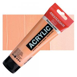 Royal Talens Amsterdam Acrylic Paint - LARGE 120ml Tube - Naples Yellow Red [224]