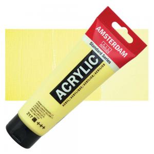 Royal Talens Amsterdam Acrylic Paint - LARGE 120ml Tube - Permanent Lemon Yellow Light [217]