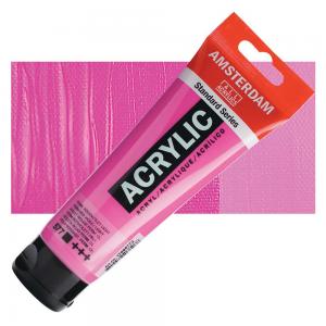 Royal Talens Amsterdam Acrylic Paint - LARGE 120ml Tube - Permanent Red Violet Light [577]