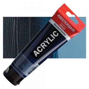 Royal Talens Amsterdam Acrylic Paint - LARGE 120ml Tube - Prussian Blue Phthalo [566]
