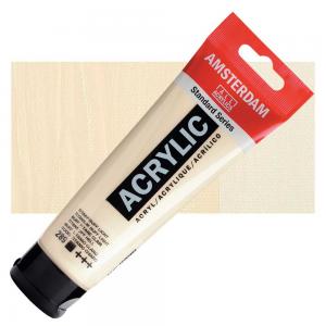 Royal Talens Amsterdam Acrylic Paint - LARGE 120ml Tube - Titanium Buff Light [289]