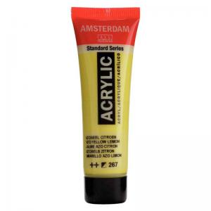 Royal Talens Amsterdam Acrylic Paint - 20ml Tube - Azo Yellow Lemon [267]