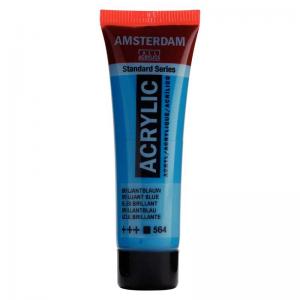 Royal Talens Amsterdam Acrylic Paint - 20ml Tube - Brilliant Blue [564]