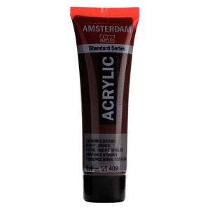 Royal Talens Amsterdam Acrylic Paint - 20ml Tube - Burnt Umber [409]