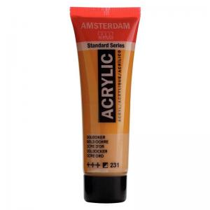 Royal Talens Amsterdam Acrylic Paint - 20ml Tube - Gold Ochre [231]