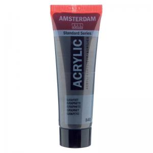 Royal Talens Amsterdam Acrylic Paint - 20ml Tube - Graphite [840]