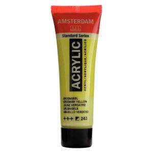 Royal Talens Amsterdam Acrylic Paint - 20ml Tube - Greenish Yellow [243]