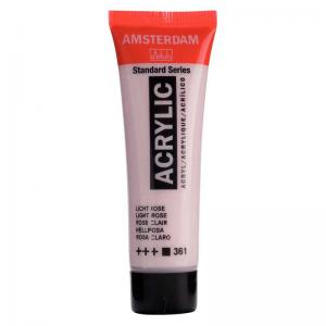 Royal Talens Amsterdam Acrylic Paint - 20ml Tube - Light Rose [361]