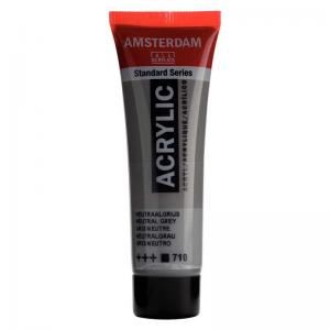 Royal Talens Amsterdam Acrylic Paint - 20ml Tube - Neutral Grey [710]