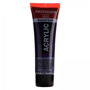 Royal Talens Amsterdam Acrylic Paint - 20ml Tube - Permanent Blue Violet [568]