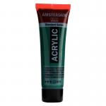 Royal Talens Amsterdam Acrylic Paint - 20ml Tube - Permanent Green Deep [619]