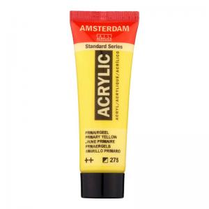 Royal Talens Amsterdam Acrylic Paint - 20ml Tube - Primary Yellow [275]