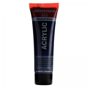 Royal Talens Amsterdam Acrylic Paint - 20ml Tube - Prussian Blue Phthalo [566]