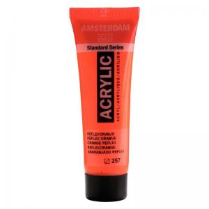 Royal Talens Amsterdam Acrylic Paint - 20ml Tube - Reflex Orange [257]
