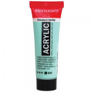 Royal Talens Amsterdam Acrylic Paint - 20ml Tube - Turquoise Green Light [660]