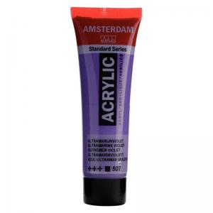 Royal Talens Amsterdam Acrylic Paint - 20ml Tube - Ultramarine Violet [507]