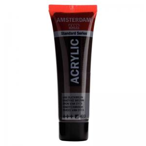 Royal Talens Amsterdam Acrylic Paint - 20ml Tube - Vandyke Brown [403]