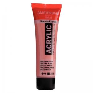 Royal Talens Amsterdam Acrylic Paint - 20ml Tube - Venetian Rose [316]
