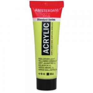 Royal Talens Amsterdam Acrylic Paint - 20ml Tube - Yellowish Green Light [664]