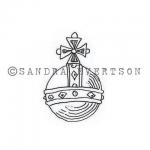 RubberMoon Sandra Evertson Stamp - Globus [SE6023D]
