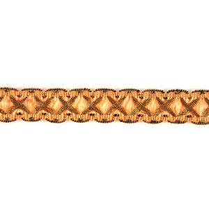 Braided Metallic Trim - [1320-36] Cantaloupe