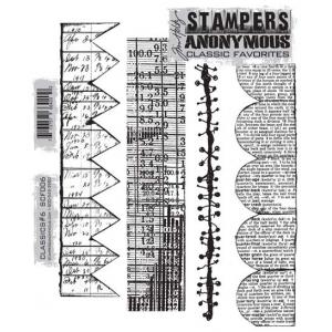 Stampers Anonymous/Tim Holtz Classics Unmounted Stamp Set - [SCF006] Classics #6