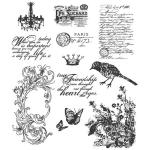 Stampers Anonymous/Tim Holtz Unmounted Rubber Stamps - [CMS087] Shabby French