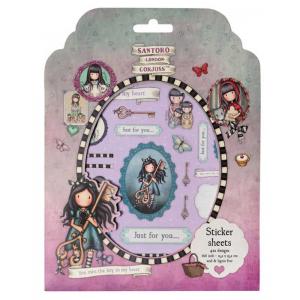 Santoro London Gorjuss Sticker Sheets [GOR-ES-STIC08]
