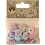 Santoro Mirabelle II Plastic Buttons [SNBN004]