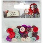 Santoro Willow Plastic Buttons [SNBN005]