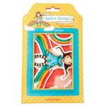 Santoro London Gorjuss Rubber Stamp Set - Rainbow Heaven [GOR-ES-STAMP688]