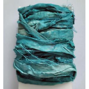 Sari Silk Ribbon - Topaz