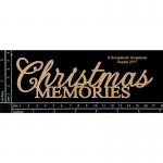 Scrapaholics Chipboard - Christmas Memories [S49866]