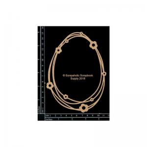 Scrapaholics Chipboard - Easter String Frame