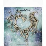 Scrapaholics Chipboard - Gothic Heart Frame