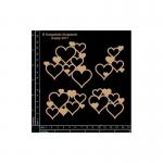 Scrapaholics Chipboard - Heart Clusters
