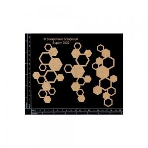 Scrapaholics Chipboard - Hexagon Pieces [S89027]