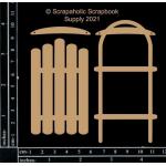 Scrapaholics Chipboard - Layered Sled [S53993]