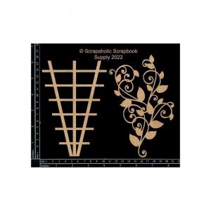 Scrapaholics Chipboard - Layered Trellis [S88631]
