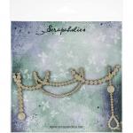 Scrapaholics Chipboard - Pearl Dangle Border
