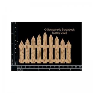 Scrapaholics Chipboard - Picket Fence [S88624]
