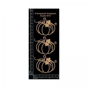 Scrapaholics Chipboard - Pumpkins