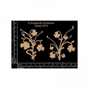 Scrapaholics Chipboard - Shamrock Flourishes