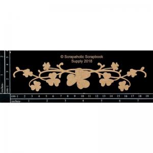 Scrapaholics Chipboard - Shamrock Scroll