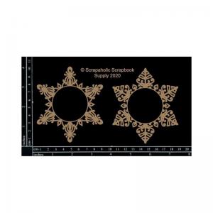 Scrapaholics Chipboard - Snowflake Frames