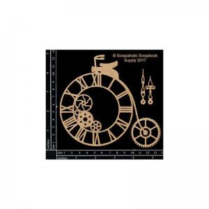 Scrapaholics Chipboard - Steampunk Penny Farthing