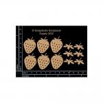 Scrapaholics Chipboard - Strawberries 2 [S89355]