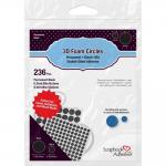 Scrapbook Adhesives 3D Foam Circles Variety Pack - Black [01227]